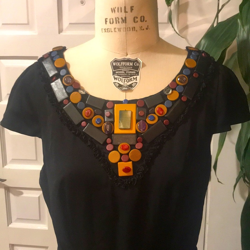 Catherine Malandrino black dress size 10